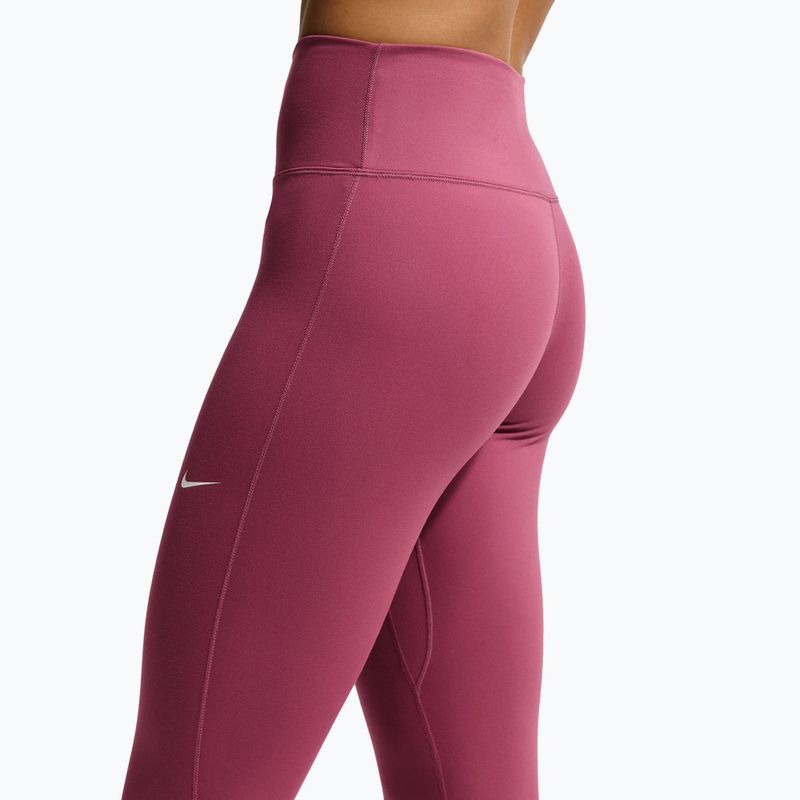 Damenleggings Nike One pink smoke/white 5