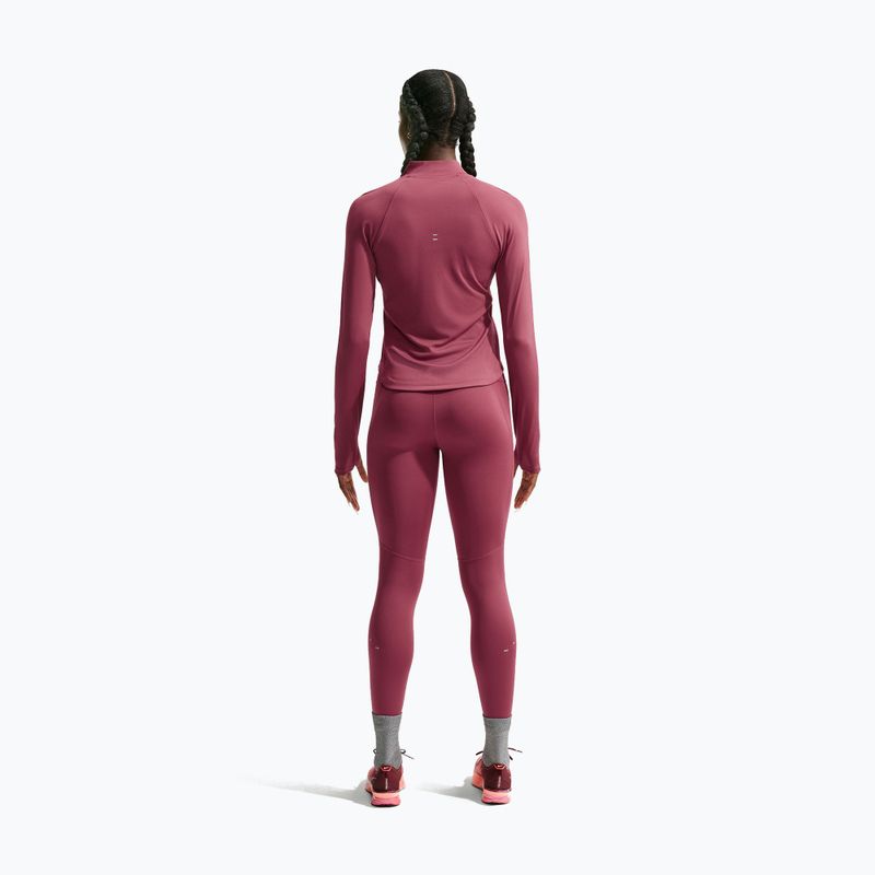 Laufpullover für Damen Nike Tempo Dri-Fit 1/4 Zip pink smoke 3
