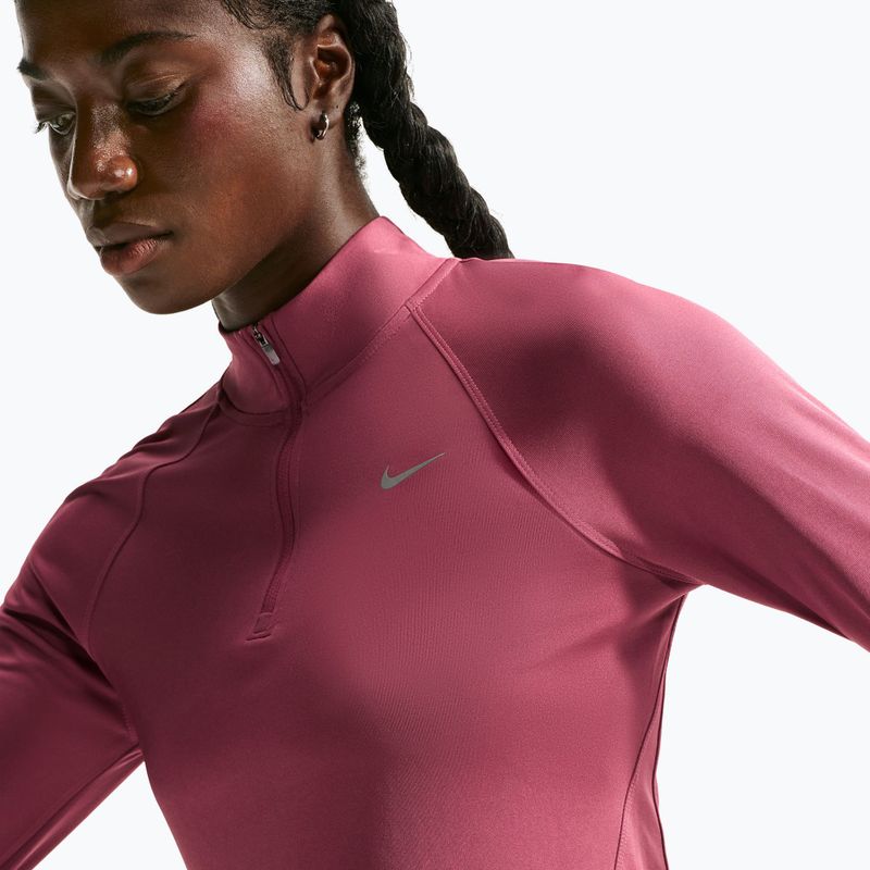 Laufpullover für Damen Nike Tempo Dri-Fit 1/4 Zip pink smoke 6