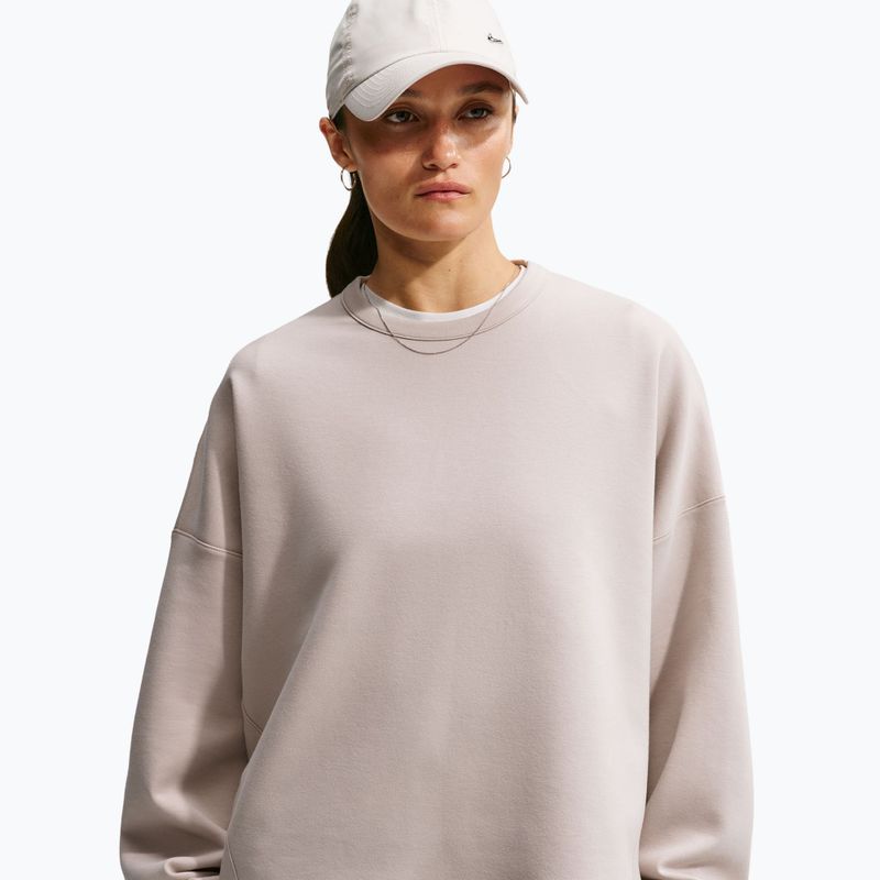 Damen-Trainingssweatshirt Nike 24.7 ImpossiblySoft Cream Ii/Cream Ii/College Grey 4