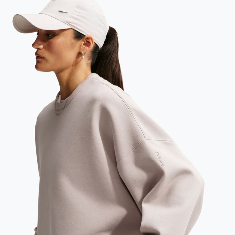 Damen-Trainingssweatshirt Nike 24.7 ImpossiblySoft Cream Ii/Cream Ii/College Grey 5