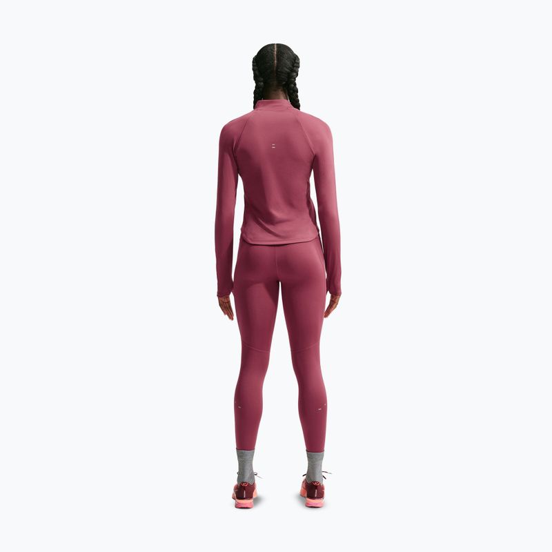Damenleggings Nike Tempo Swoosh Run pink smoke/white 3
