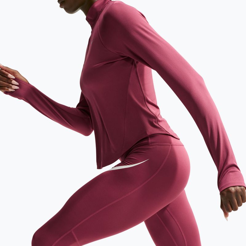 Damenleggings Nike Tempo Swoosh Run pink smoke/white 4