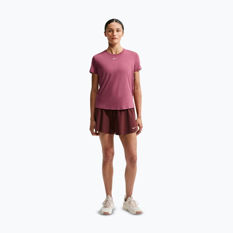 Damen-Trainingsshirt Nike One Classic pink smoke/white 2