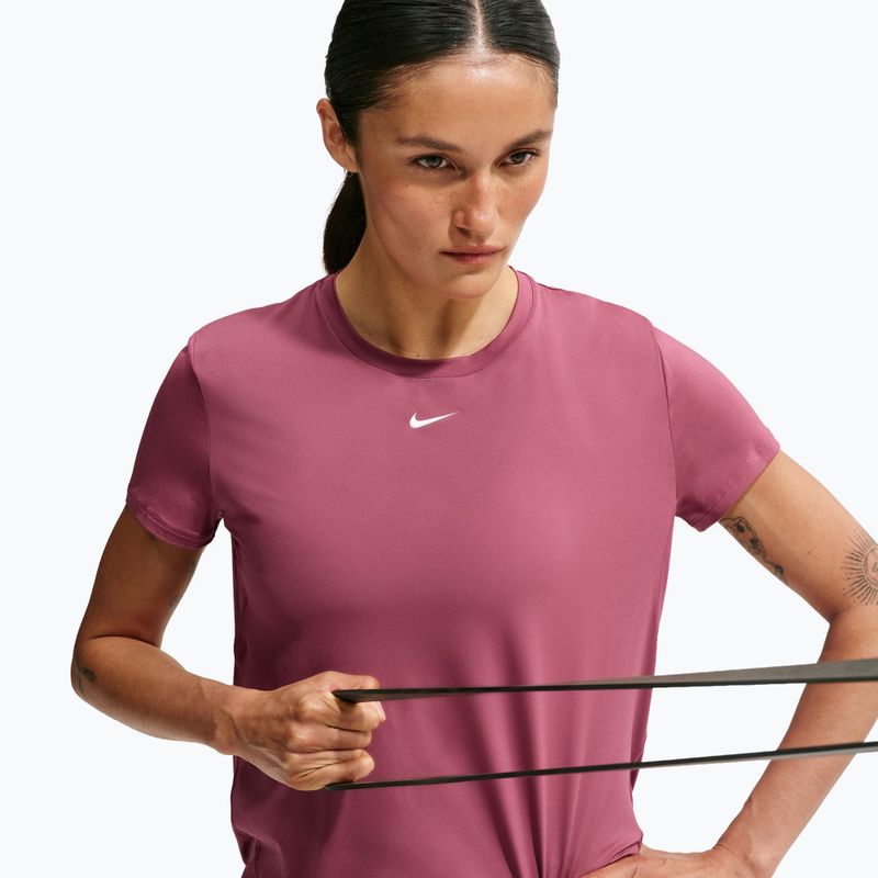 Damen-Trainingsshirt Nike One Classic pink smoke/white 6