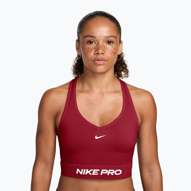 Trainings-Top Nike Pro Seamless tough red/white