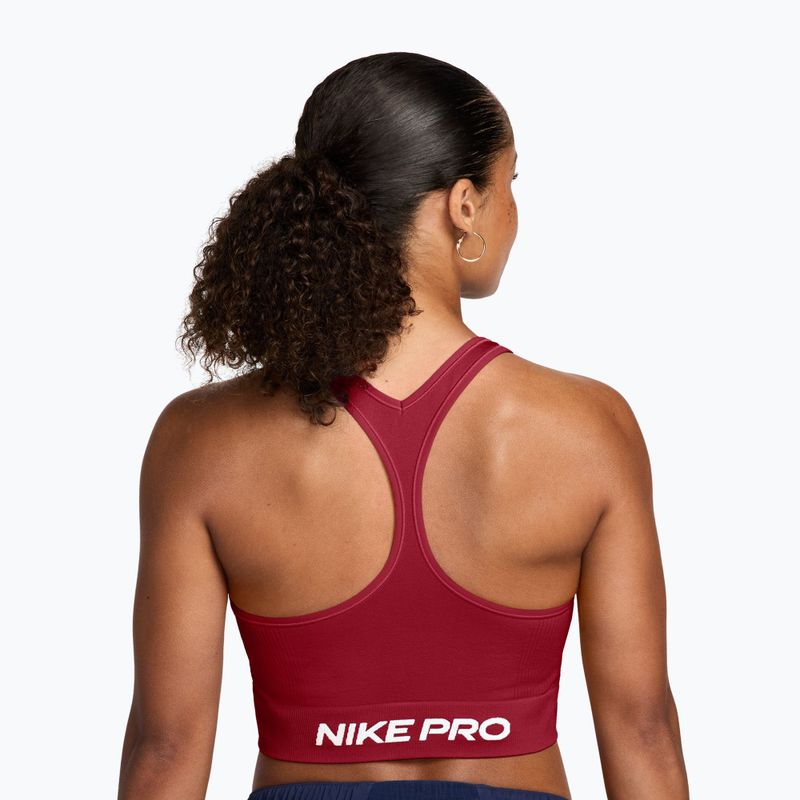 Trainings-Top Nike Pro Seamless tough red/white 2