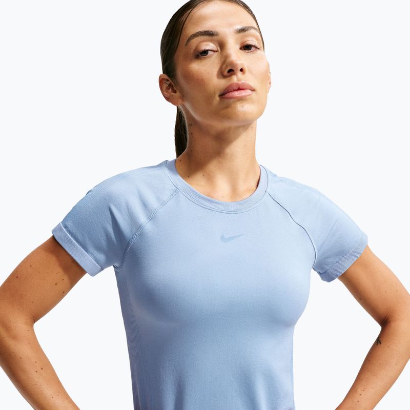 Damen-Trainingsshirt Nike Pro Seamless work blue 3
