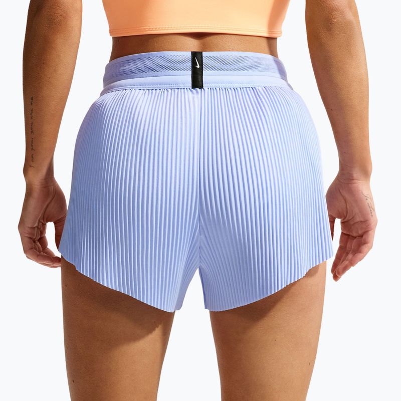 Damen-Laufshorts Nike AeroSwift Dri-Fit ADV Mid-Rise 3" aluminum/black/white/atomic pink 6