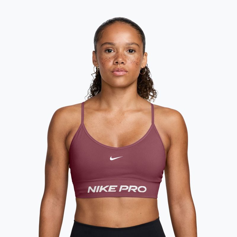 Sport-BH Nike Pro Seamless pink smoke/white