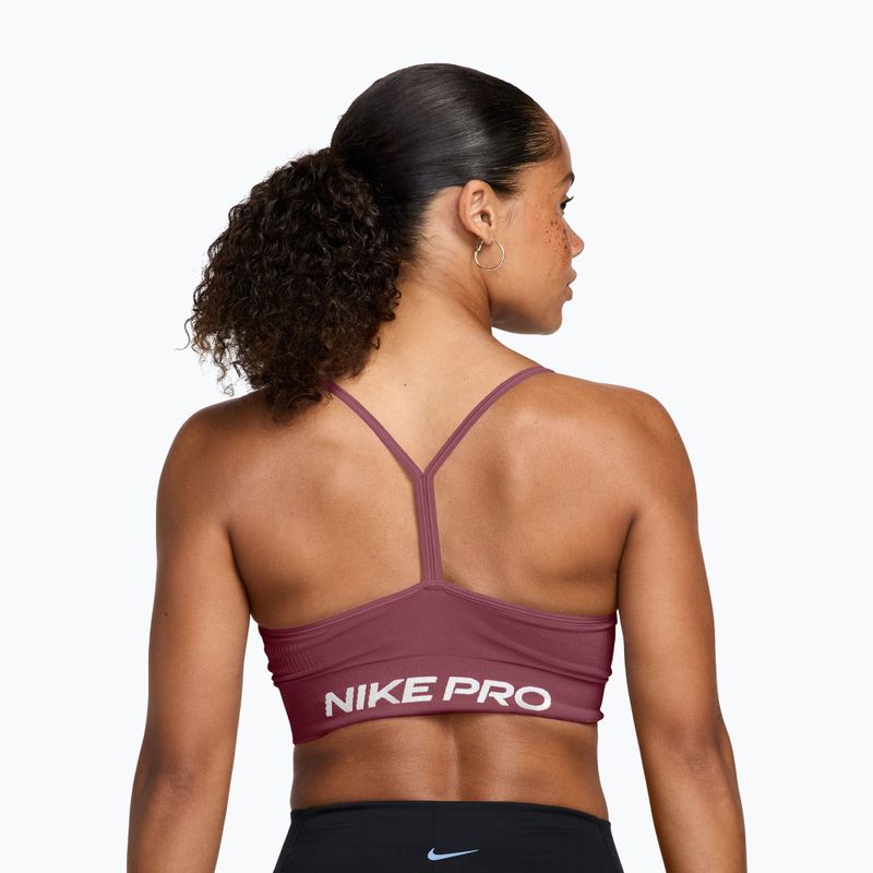 Sport-BH Nike Pro Seamless pink smoke/white 2