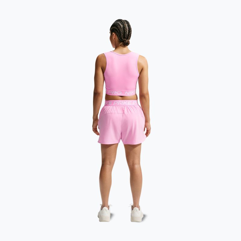 Damen-T-Shirt Nike Pro pink rise/white 3
