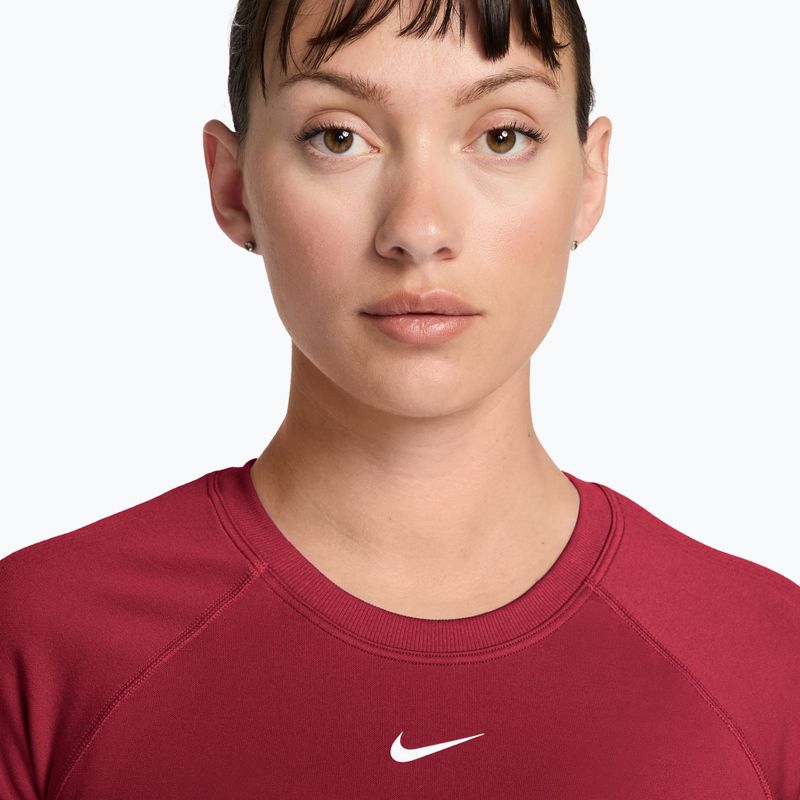 Damen-Trainingsshirt Nike Pro Seamless tough red/white 3