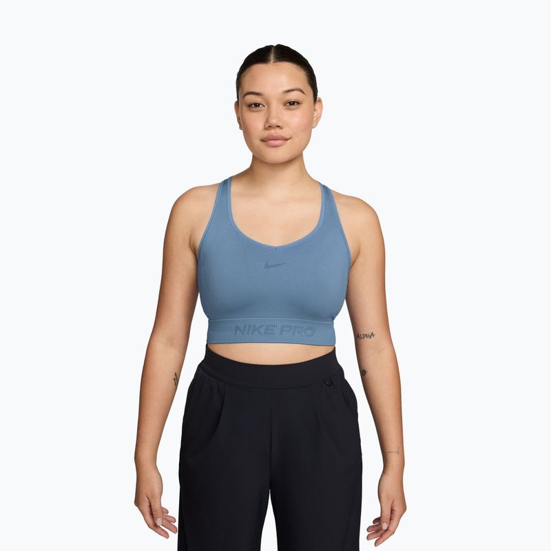 Damen-Trainingsshirt Nike Pro Seamless work blue