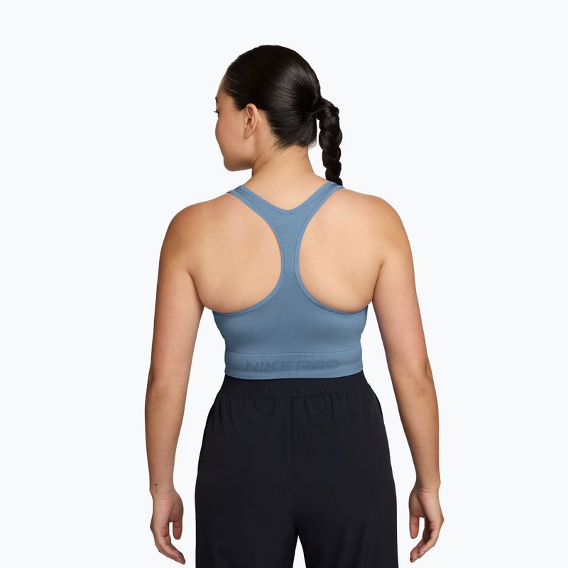Damen-Trainingsshirt Nike Pro Seamless work blue 2
