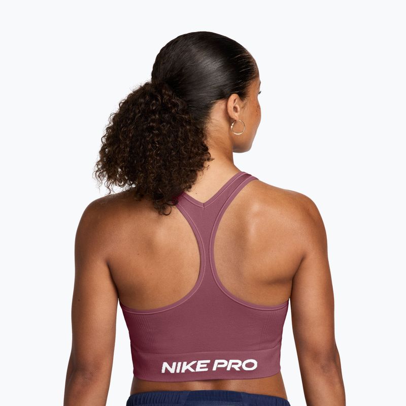 Trainings-Top Nike Pro Seamless pink smoke/white 2