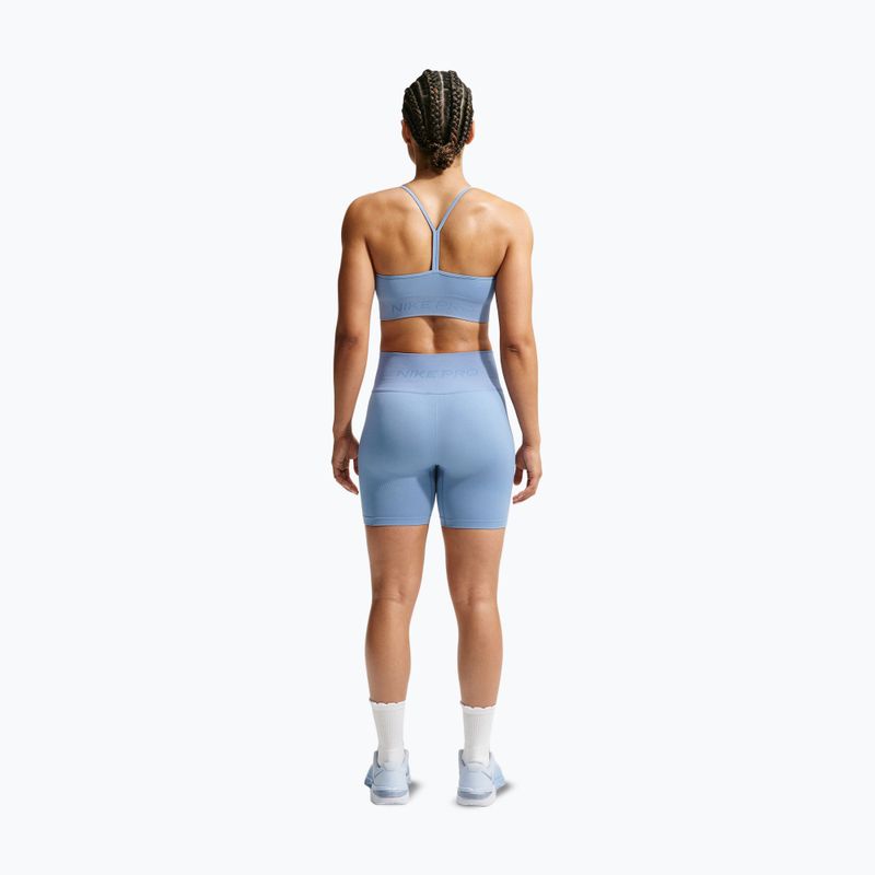 Damen Trainingsshorts Nike Pro Seamless work blue 2