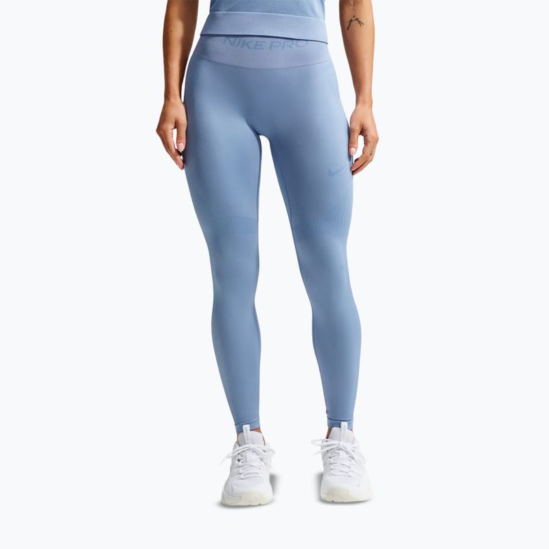 Damenleggings Nike Pro Seamless work blue
