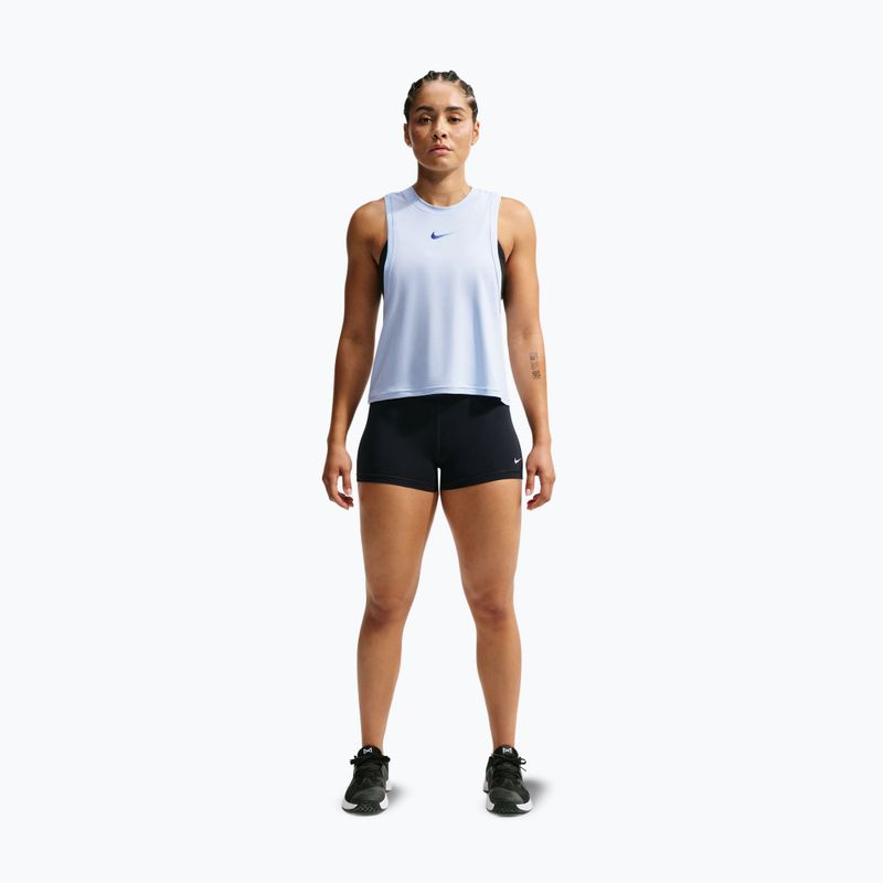 Damen-Trainingsshirt Nike Pro hydrogen blue/old royal 2