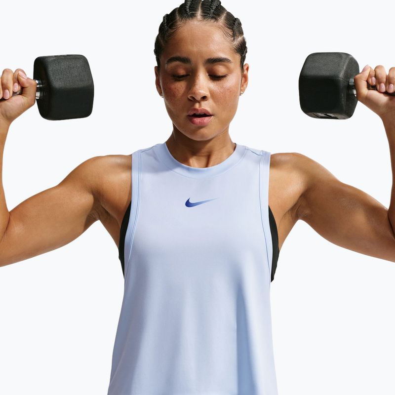 Damen-Trainingsshirt Nike Pro hydrogen blue/old royal 4