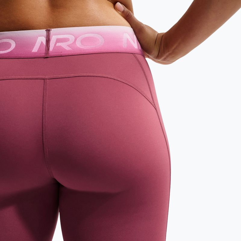 Damenleggings Nike Pro pink smoke/pink rise 5