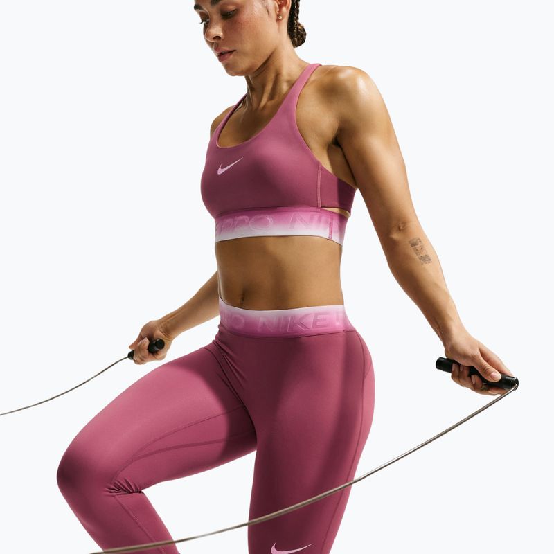Damenleggings Nike Pro pink smoke/pink rise 6