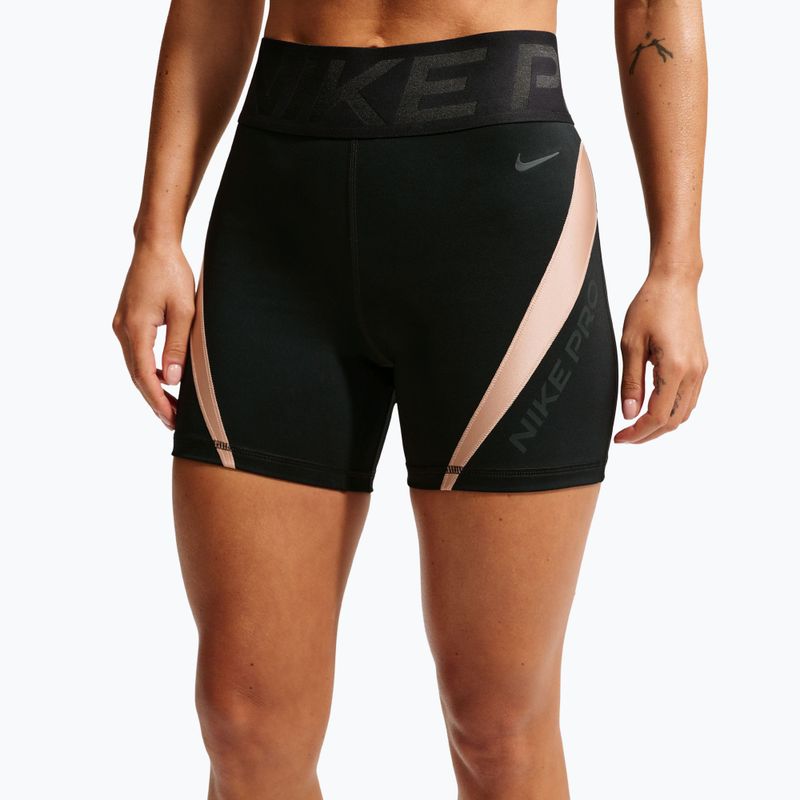 Damen Trainingsshorts Nike Pro Sculpt black/linen/black/black 4