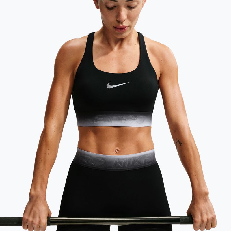 Sport-BH Nike Pro black/black/ghost/smoke grey 3