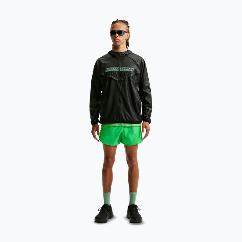 Herren-Shorts Nike Stride Dri-Fit mit Innenhose 5" green spark 2