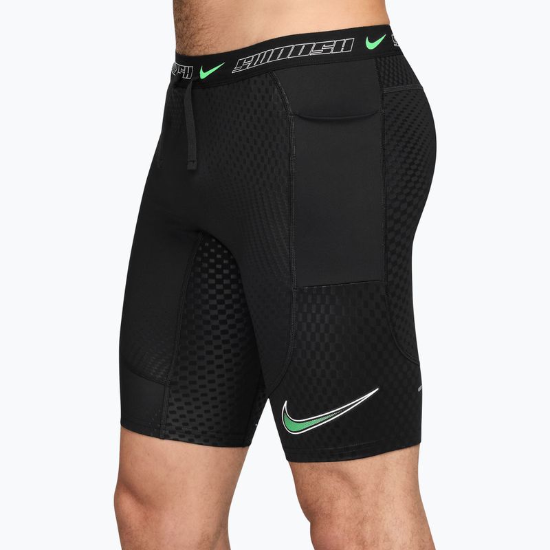Herren-Laufshorts Nike Stride black/illusion green 3