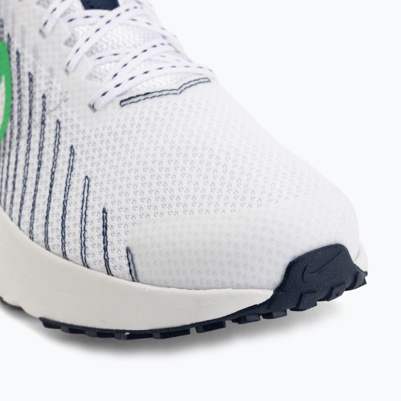 Herren-Laufschuhe Nike Run Defy White/Midnight Navy/Green Spark 7