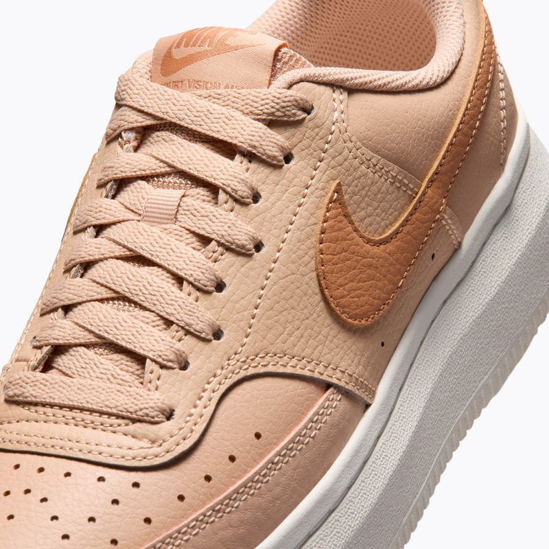 Damen-Schuhe Nike Court Vision Alta shimmer/sail/light cognac 5