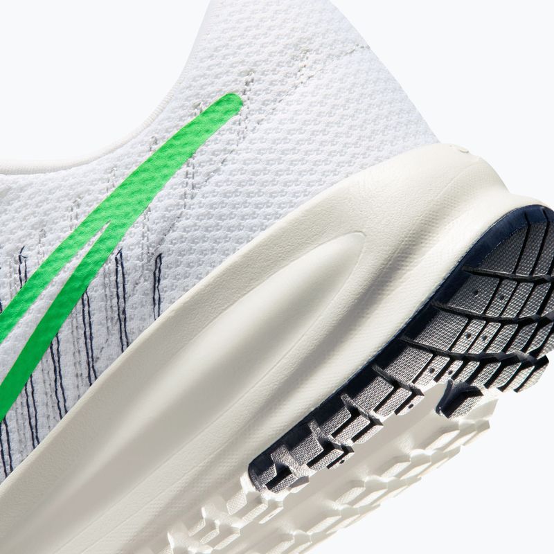 Herren-Laufschuhe Nike Run Defy White/Midnight Navy/Green Spark 8