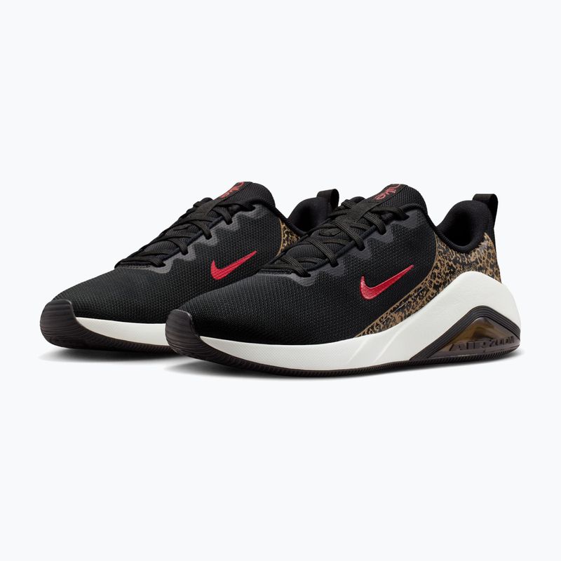 Damen Trainingsschuhe Nike Bella 7 black/british khaki/fusion red 3