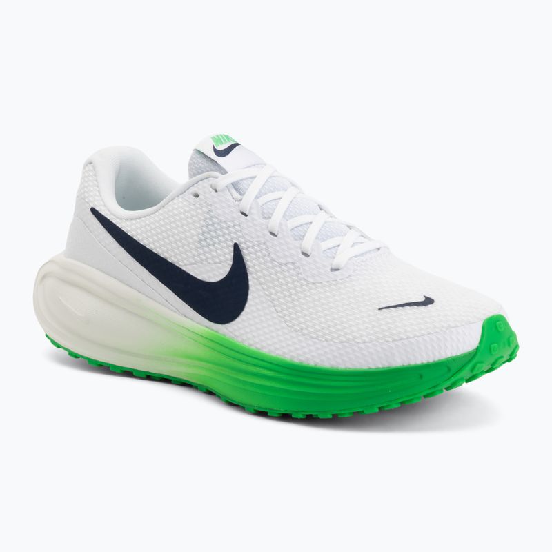 Herren-Laufschuhe Nike Revolution 8 white/green spark/midnight navy