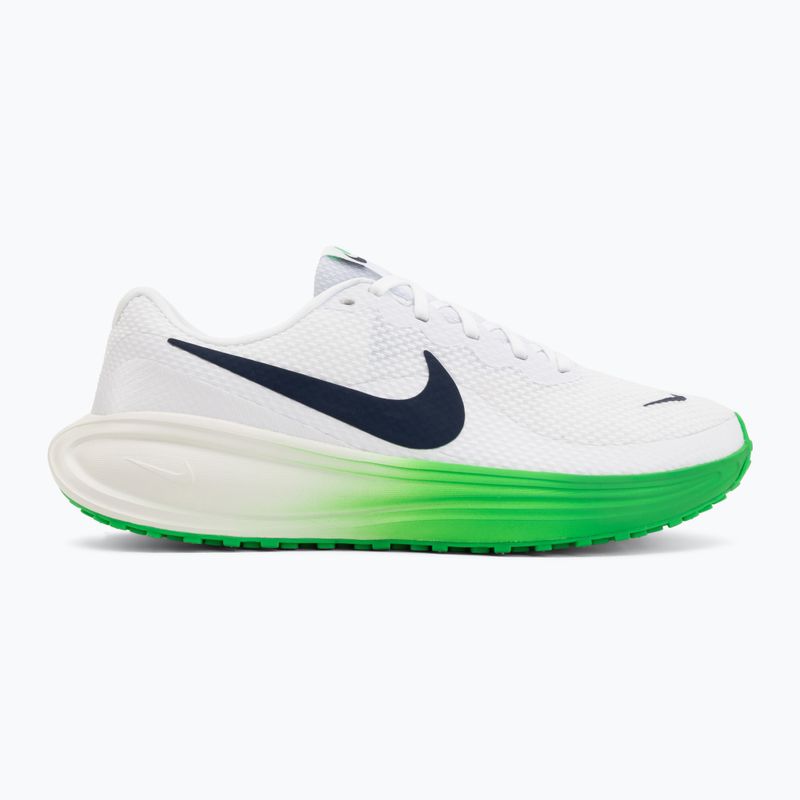 Herren-Laufschuhe Nike Revolution 8 white/green spark/midnight navy 2