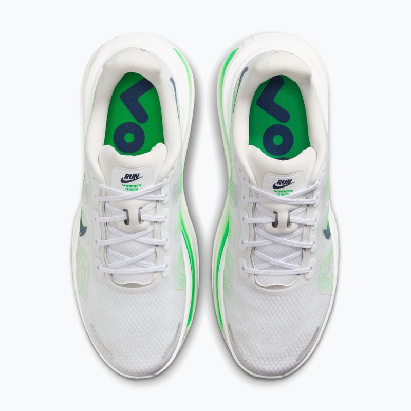Herren-Laufschuhe Nike Vomero Premium white/green spark/midnight navy 5