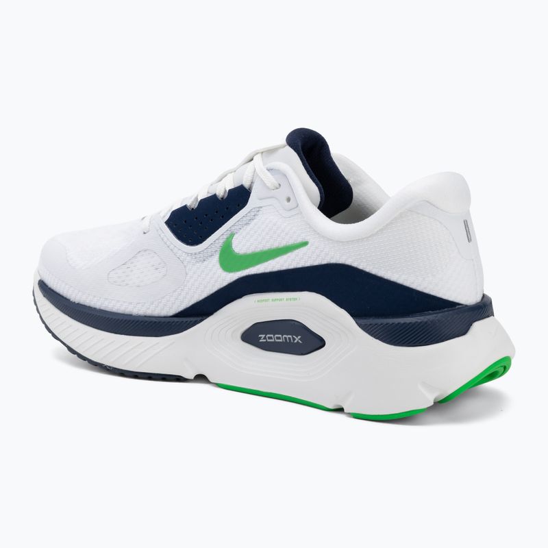 Herren-Laufschuhe Nike Structure Plus white/midnight navy/green spark 3