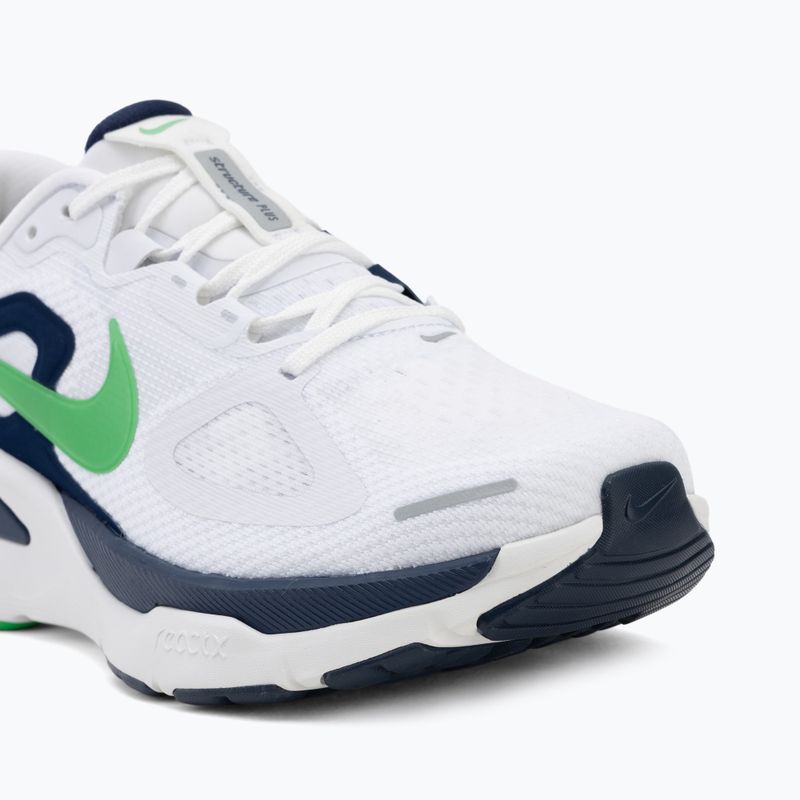 Herren-Laufschuhe Nike Structure Plus white/midnight navy/green spark 7