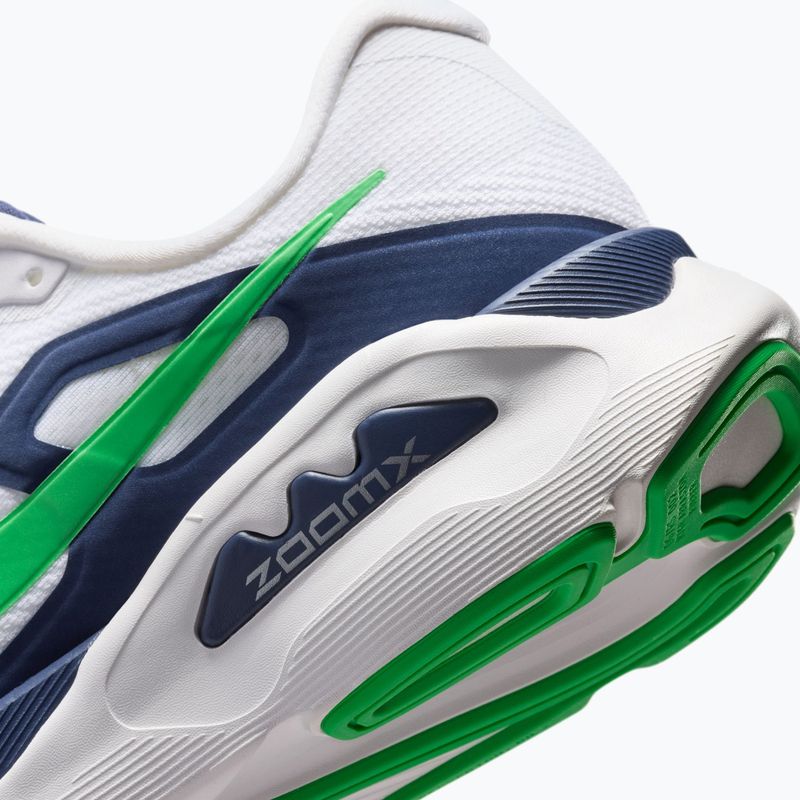 Herren-Laufschuhe Nike Structure Plus white/midnight navy/green spark 8
