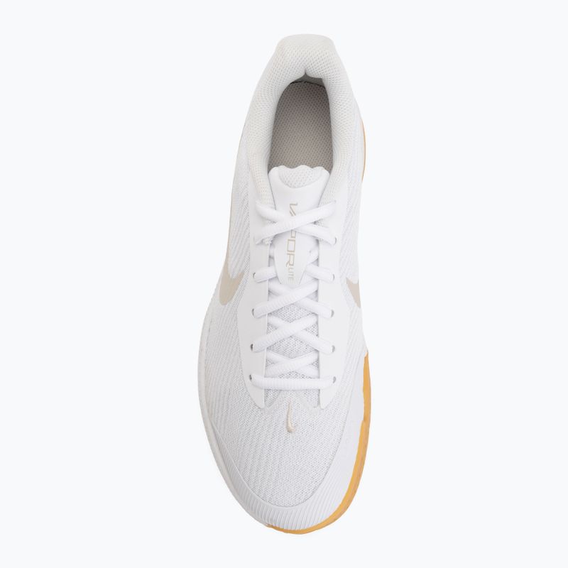 Herren-Tennisschuhe Nike Vapor Lite 3 White/Summit White/Light Orewood Brown 5