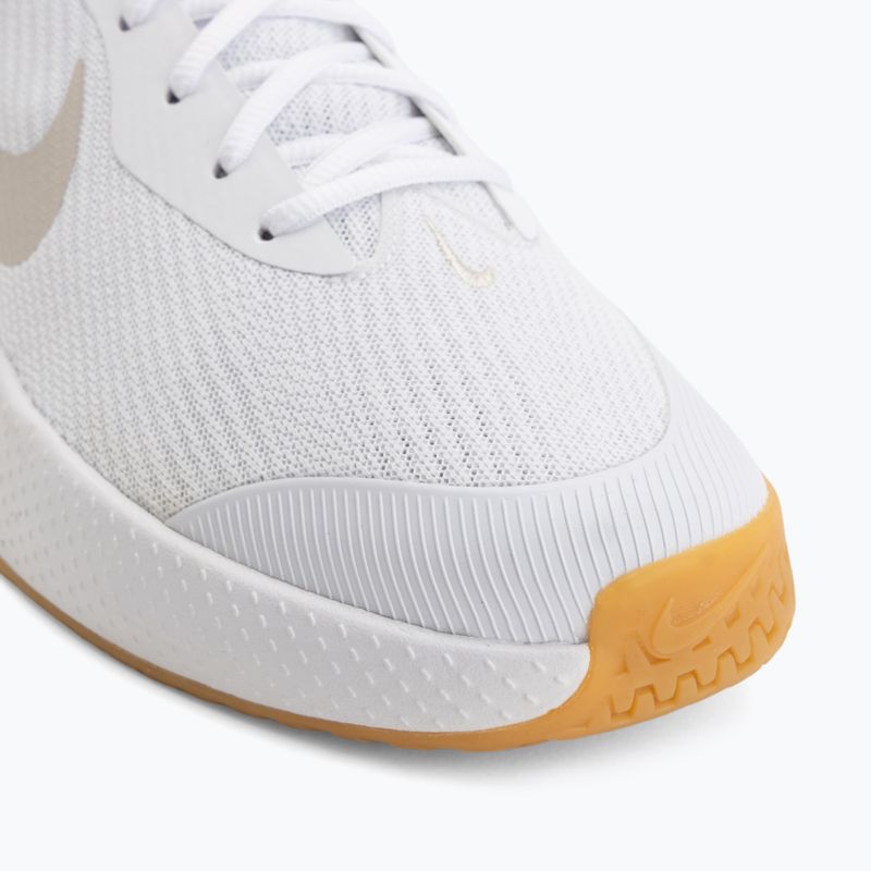 Herren-Tennisschuhe Nike Vapor Lite 3 White/Summit White/Light Orewood Brown 7