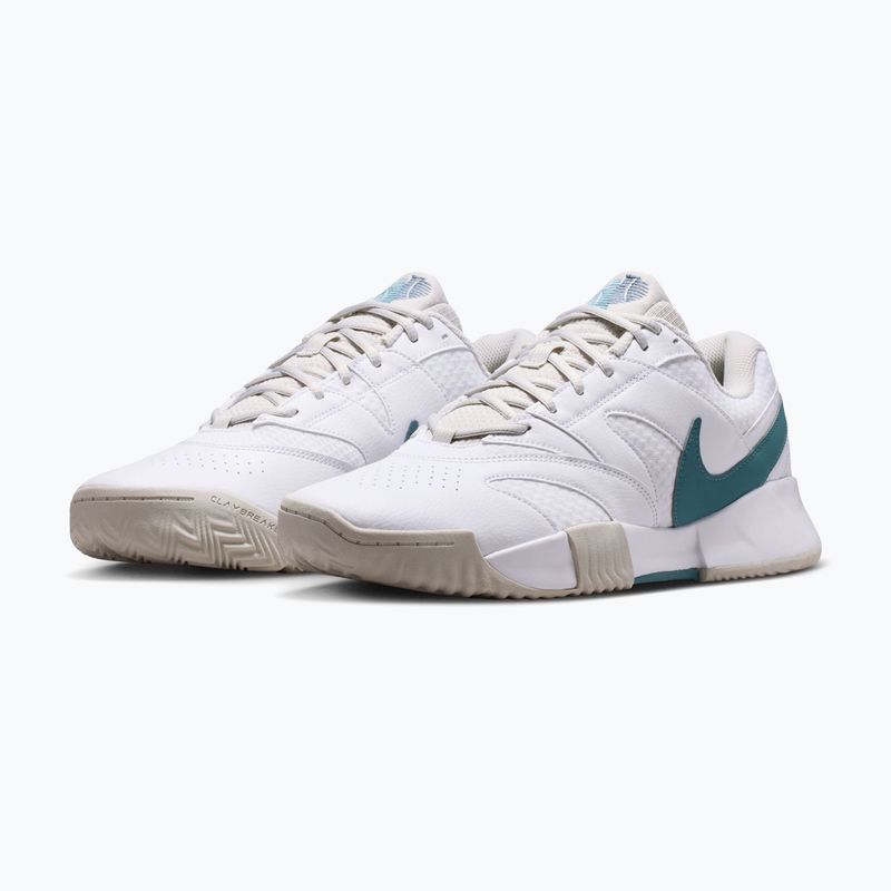 Herren-Tennisschuhe Nike Court Lite 4 White/Light Bone/New Slate/Smokey Blue 3