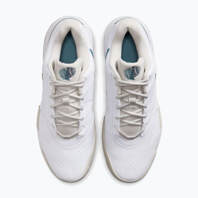 Herren-Tennisschuhe Nike Court Lite 4 White/Light Bone/New Slate/Smokey Blue 5