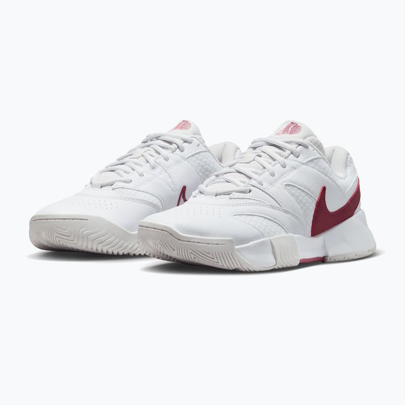 Damen Tennisschuhe Nike Court Lite 4 White/Vast Grey/Pink Smoke 3