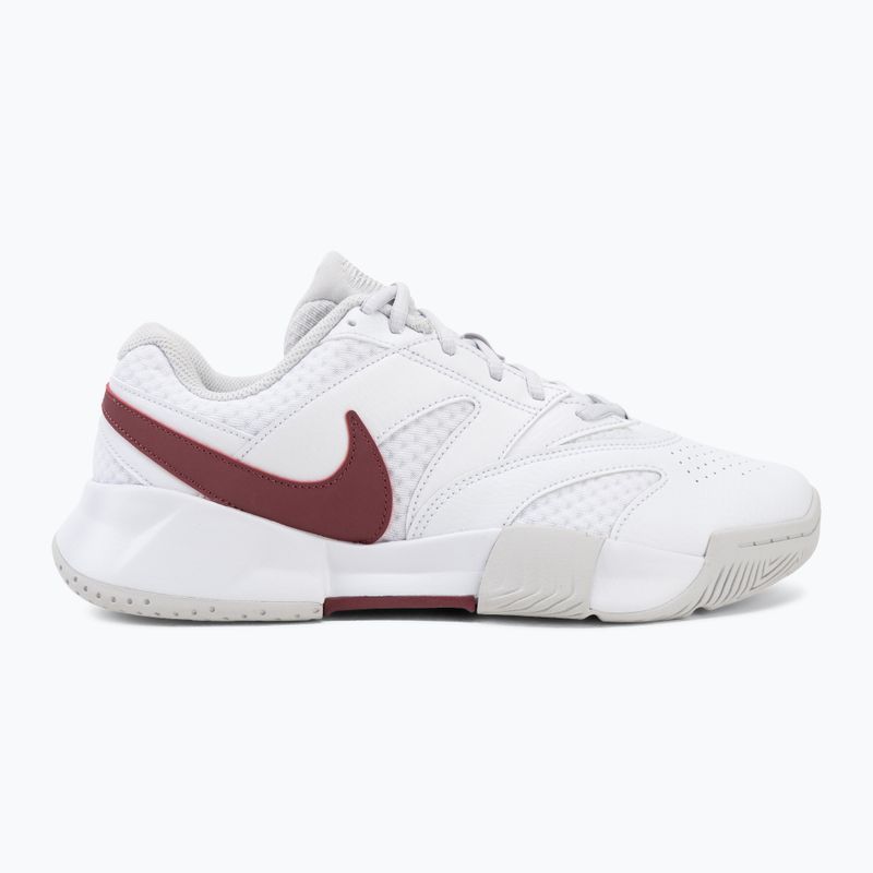 Damen Tennisschuhe Nike Court Lite 4 White/Vast Grey/Pink Smoke 2