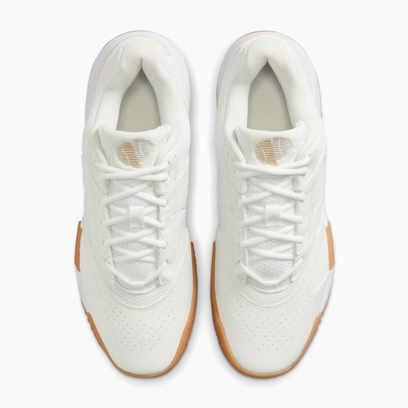 Herren-Tennisschuhe Nike Court Lite 4 White/Summit White/Linen/Light Orewood Brown 5