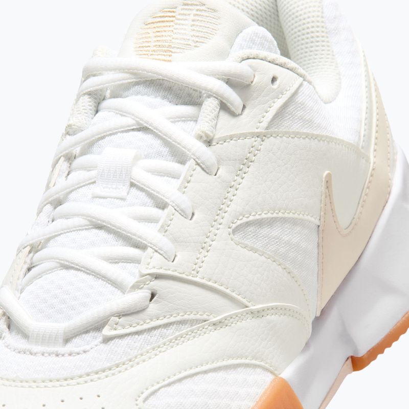 Herren-Tennisschuhe Nike Court Lite 4 White/Summit White/Linen/Light Orewood Brown 7