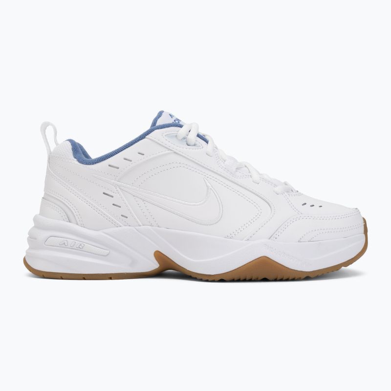 Herren Trainingsschuhe Nike Air Monarch IV white/indigo storm/gum light brown/white 2