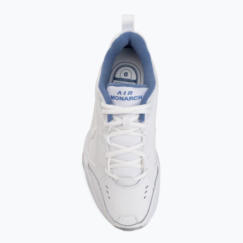 Herren Trainingsschuhe Nike Air Monarch IV white/indigo storm/gum light brown/white 5
